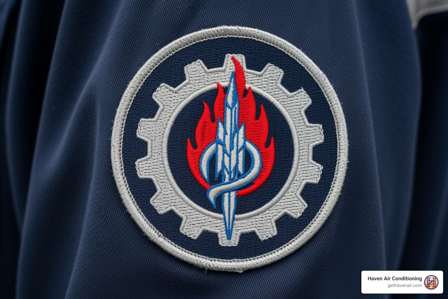 NATE-certified technician's badge - ac service anaheim