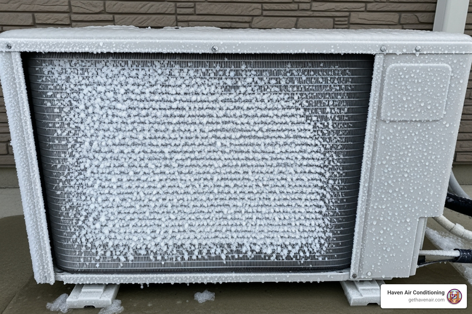 AC unit with frost on the coils - air conditioner repair irvine