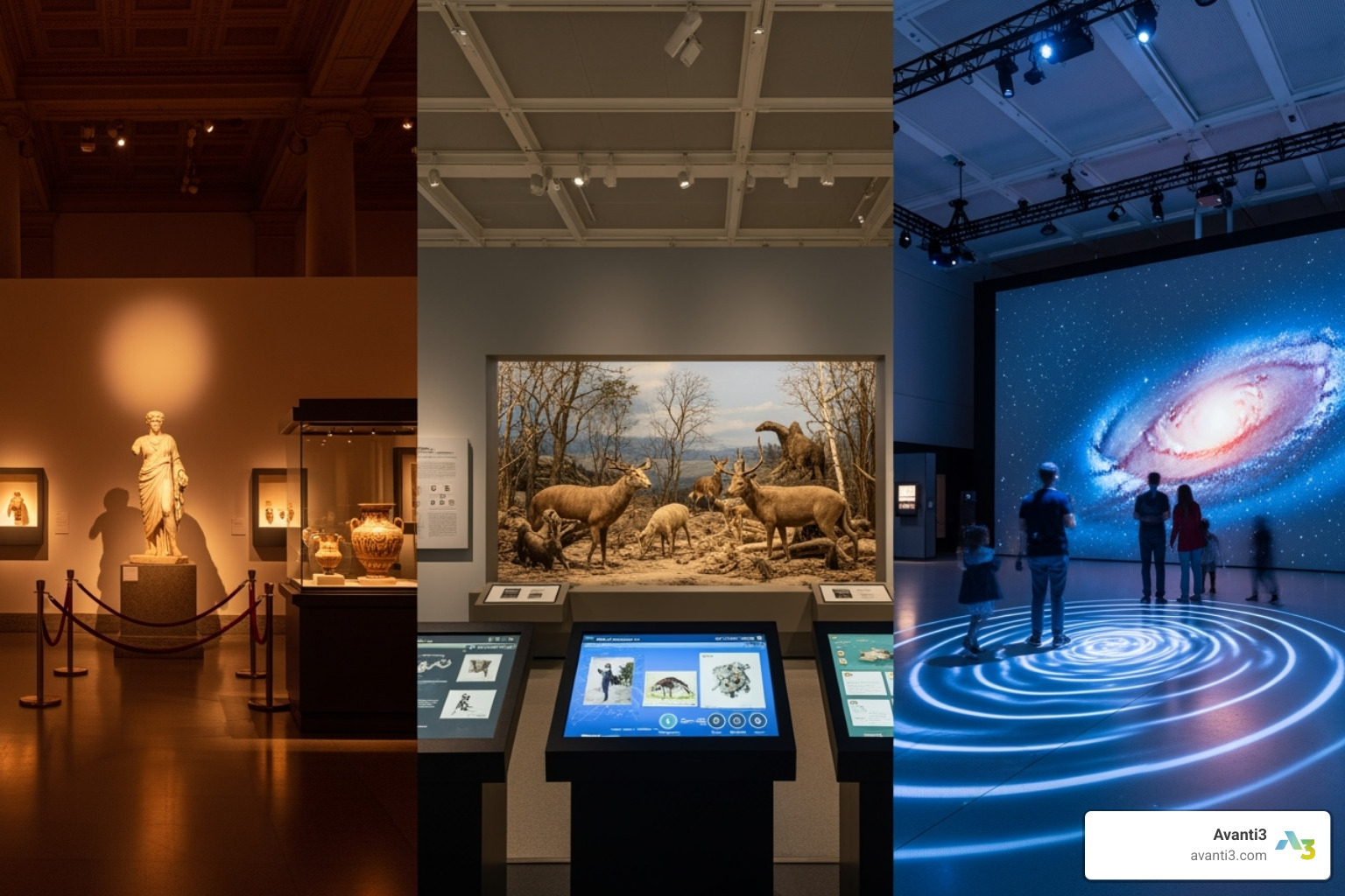 Infographic of museum evolution - digital storytelling in museums