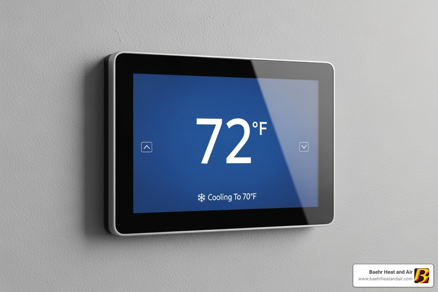 modern smart thermostat display - Heating system broken modern smart thermostat display - Heating system broken