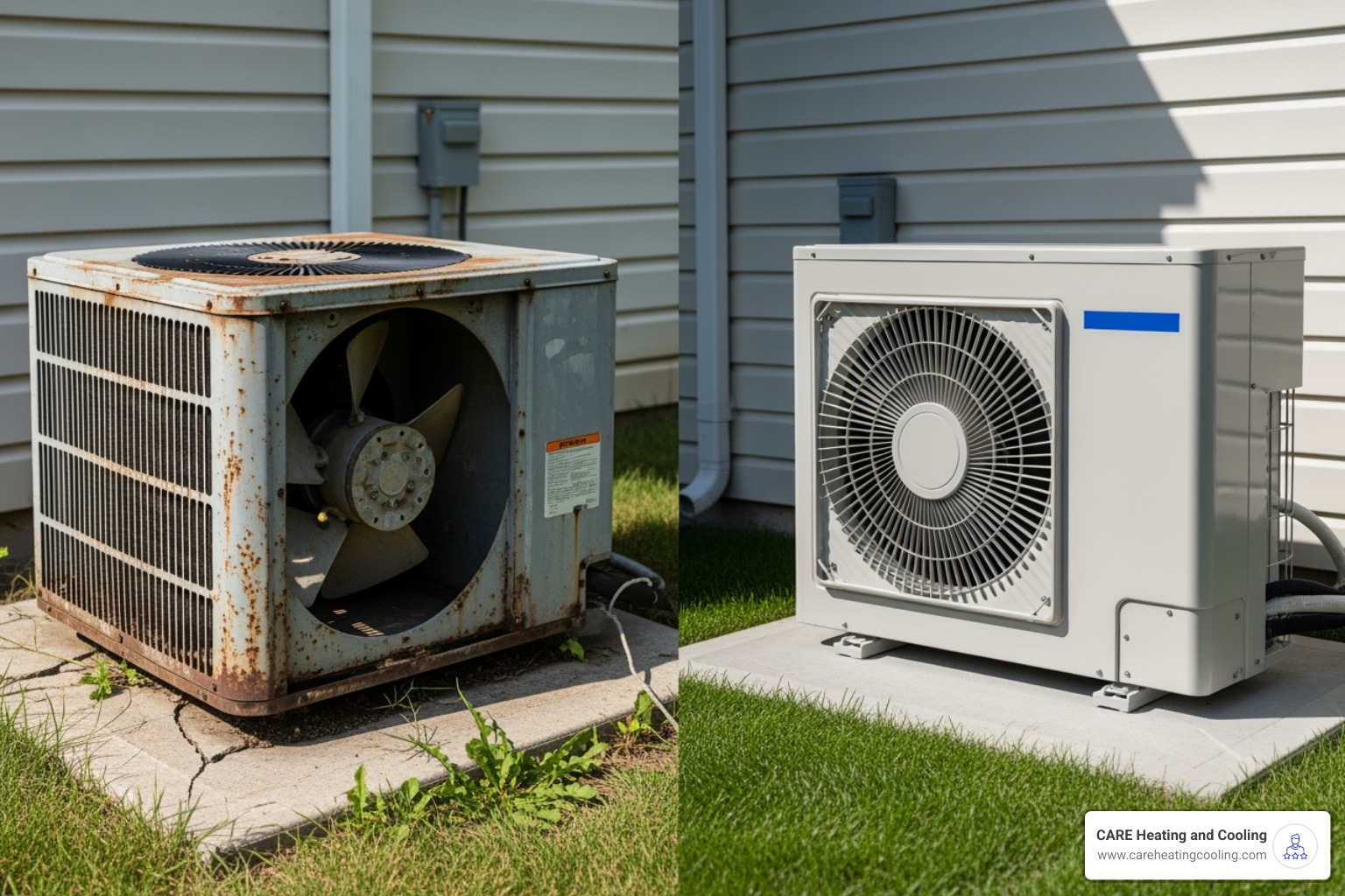 old and new AC units - ac replacement ohio old and new AC units - ac replacement ohio