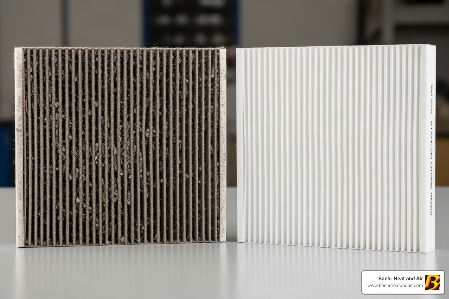 dirty air filter next to a clean one - AC not cooling dirty air filter next to a clean one - AC not cooling