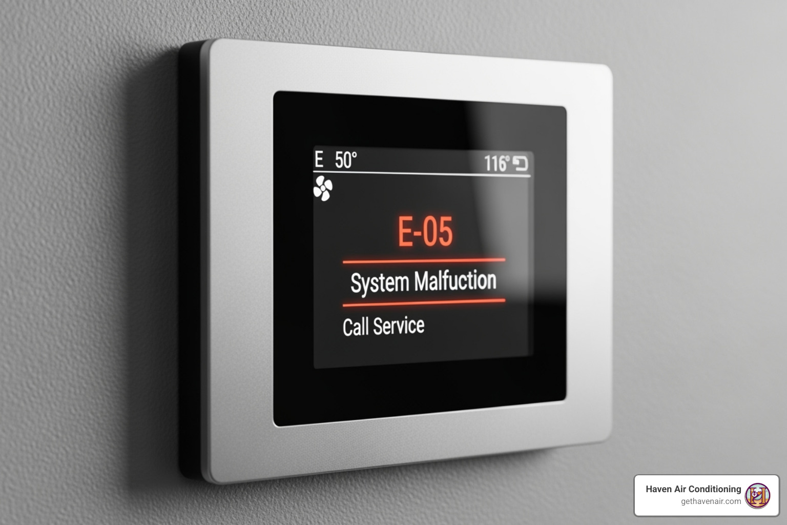 commercial thermostat displaying an error code - commercial hvac anaheim ca
