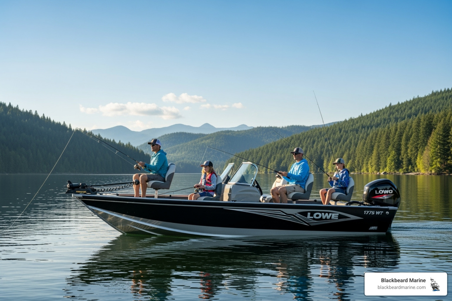 Lowe Fishing Machine 1775 WT - 17 ft lowe fishing boat