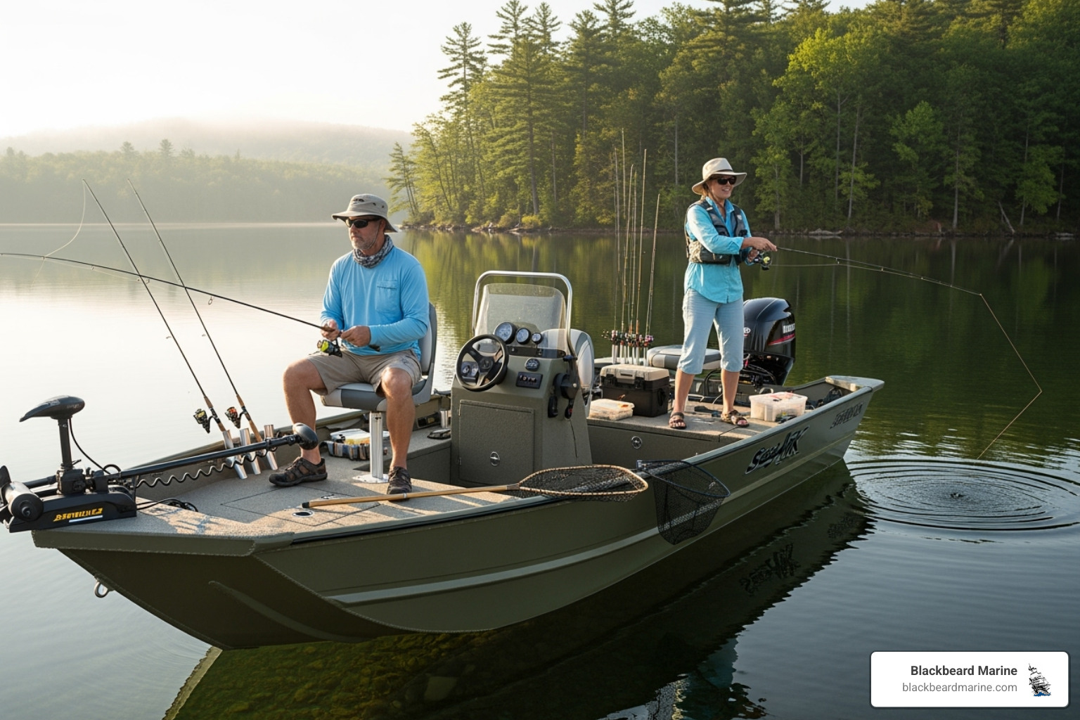 SeaArk 17 ft fishing boat - 17 ft lowe fishing boat