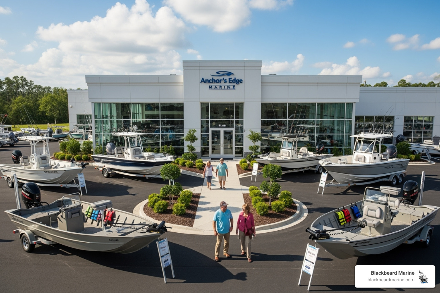 Blackbeard Marine Dealership - 17 ft lowe fishing boat