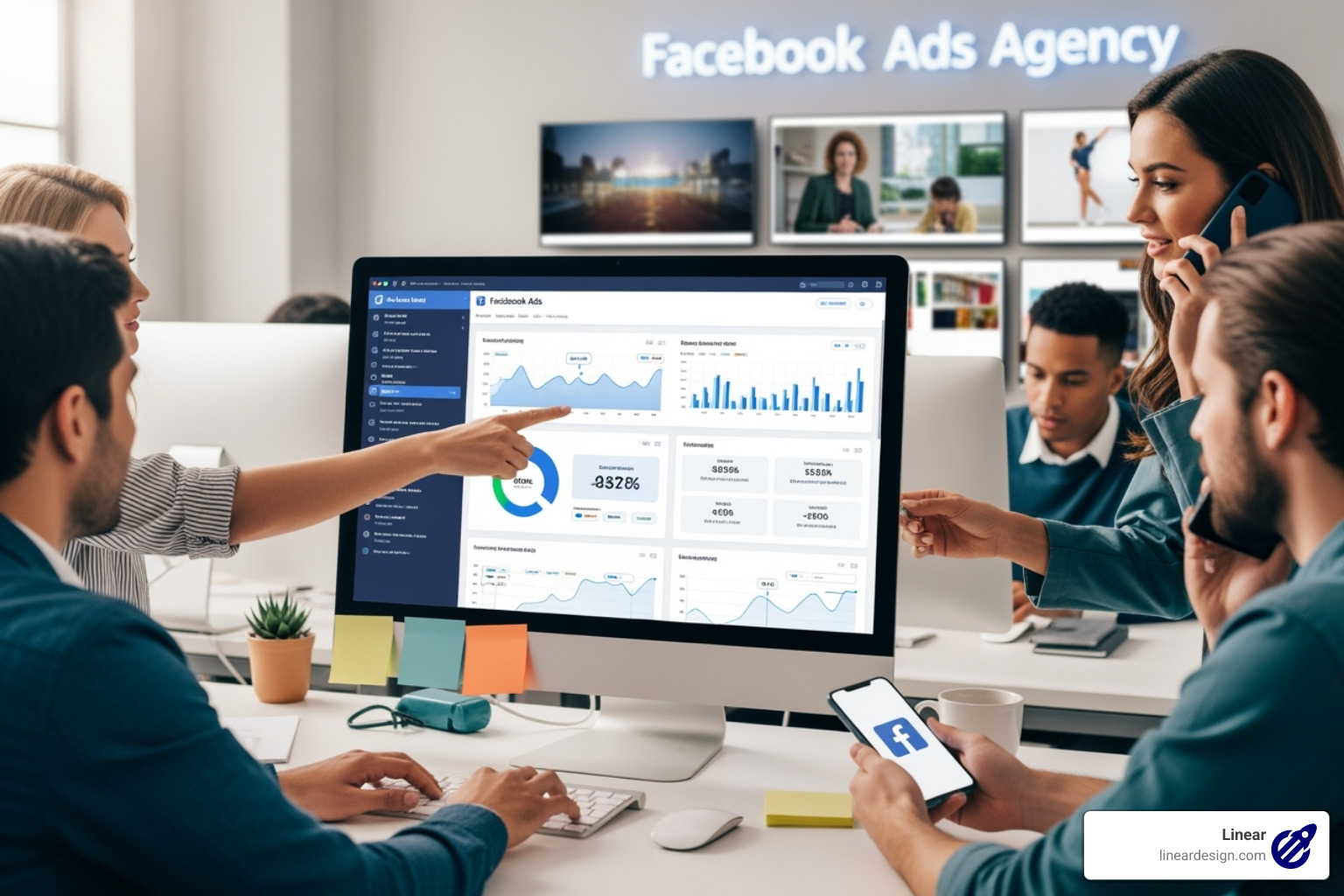 image of different Facebook ad formats - facebook ads agency