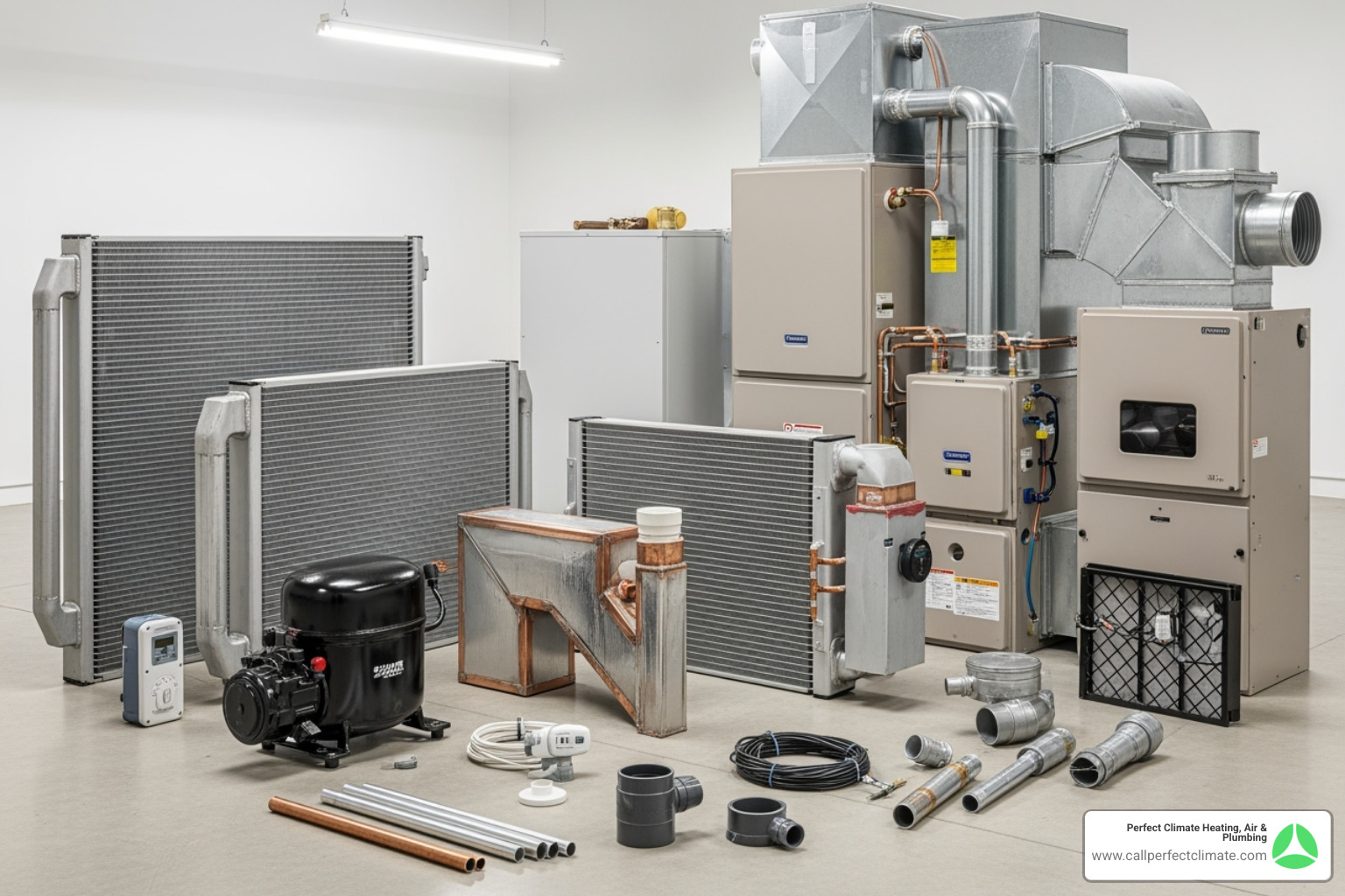 HVAC system parts callouts - HVAC warranty service