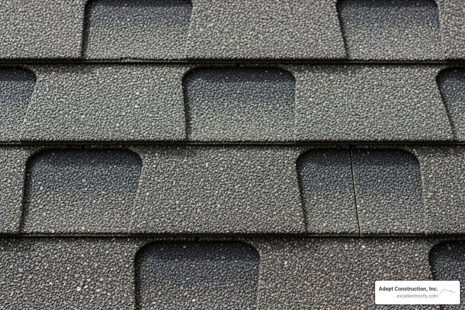 close-up of architectural asphalt shingles showing their texture and layers - roofing shingles