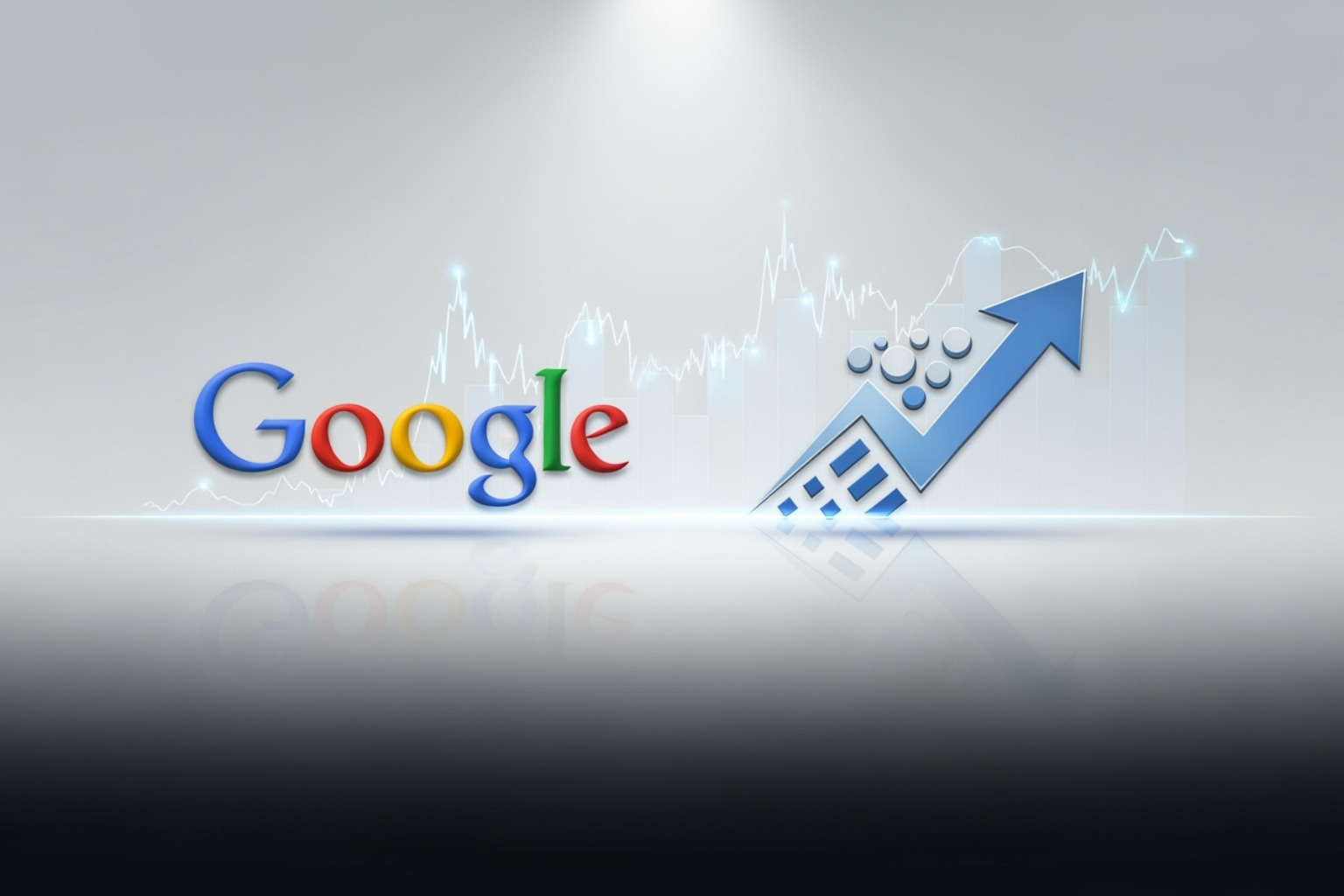 The logos of Google and FintechZoom side-by-side, symbolizing their interaction in stock analysis - fintechzoom google stock