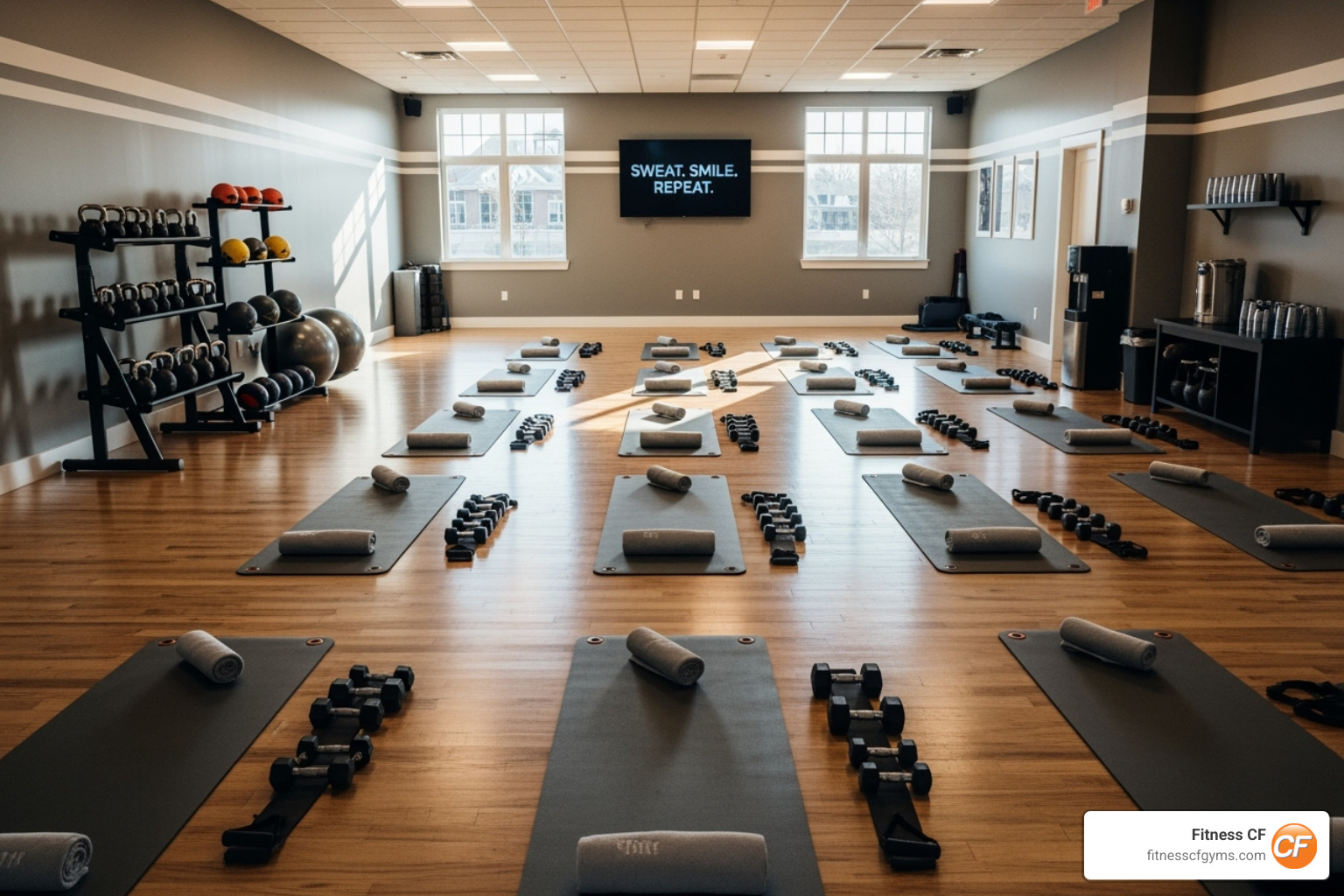 clean, well-equipped fitness studio - best gym for group classes clean, well-equipped fitness studio - best gym for group classes