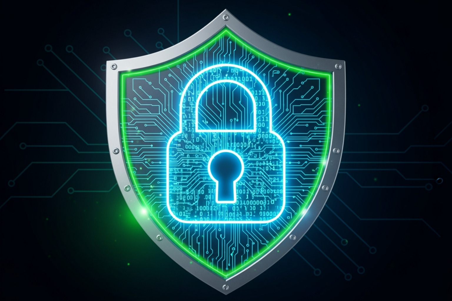 A digital lock and shield symbolizing security - crypto30x.com blockchain