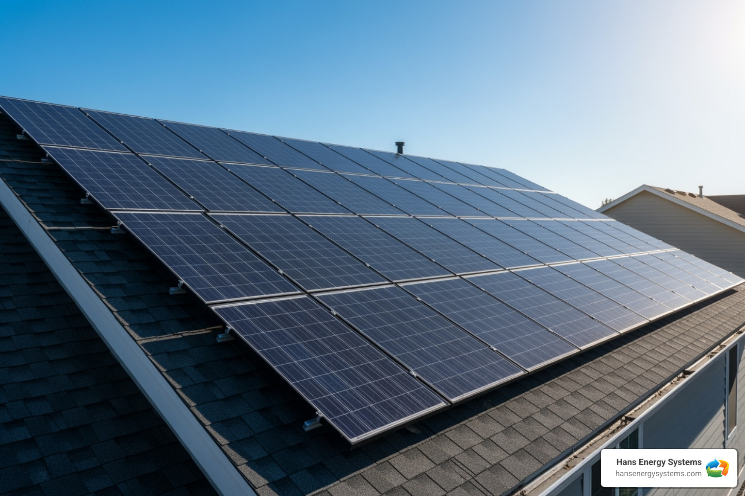 a well-maintained solar array gleaming in the sun - solar panel repair