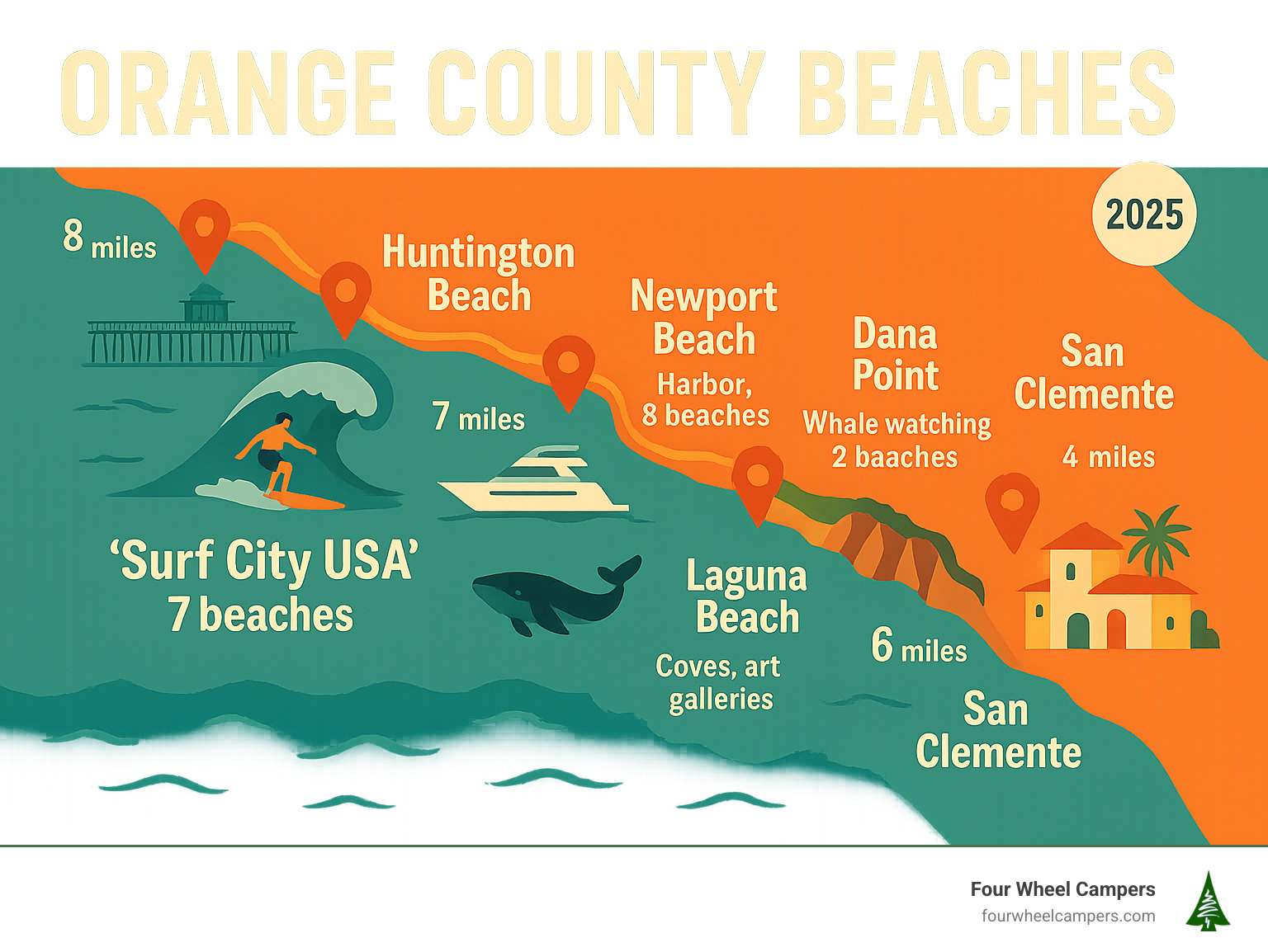 Orange County Beaches: Top 4 Ultimate Guides