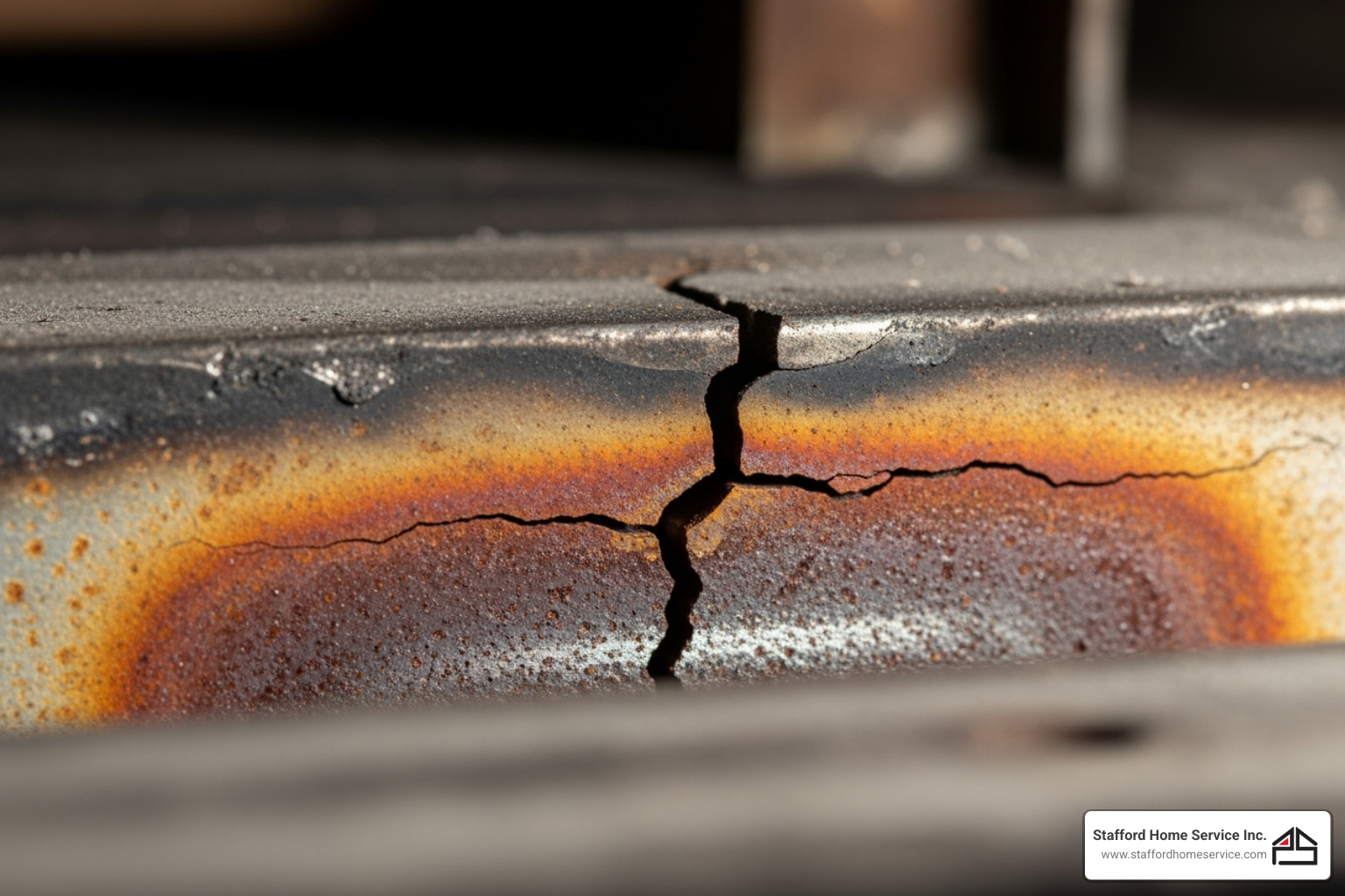 cracked furnace heat exchanger - furnace heat exchanger