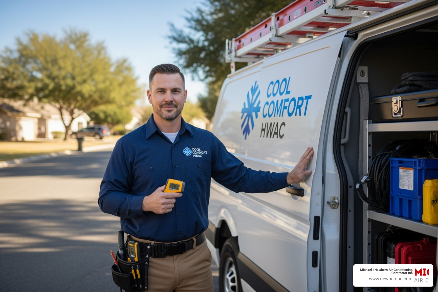Professional, uniformed AC technician with a service van - AC technician Lakeland FL Professional, uniformed AC technician with a service van - AC technician Lakeland FL