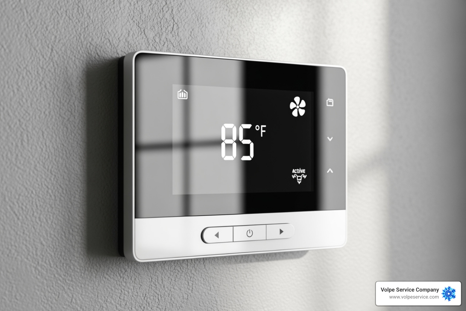 AC thermostat showing a high temperature - AC repair Chester NJ AC thermostat showing a high temperature - AC repair Chester NJ