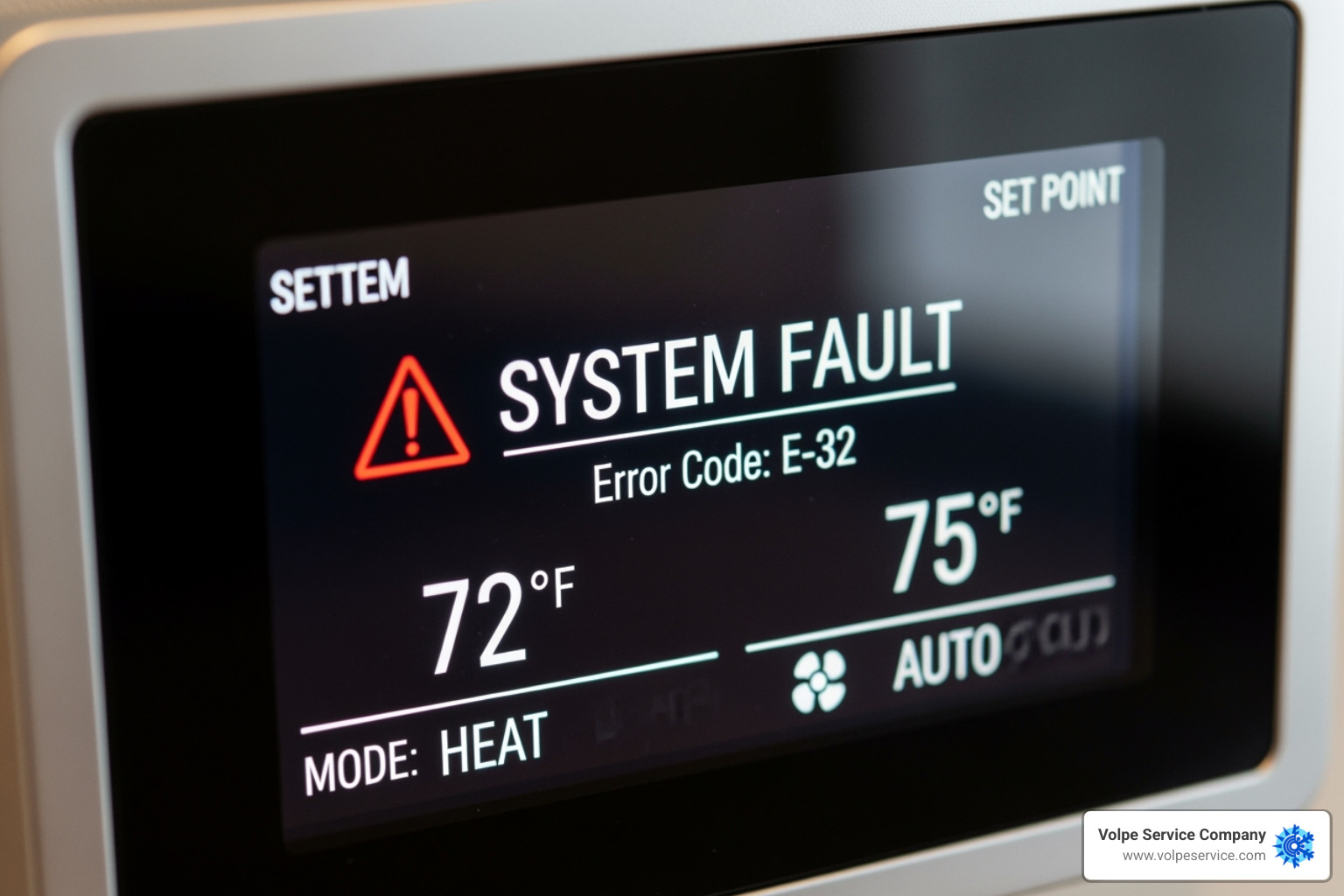 Thermostat displaying an error message - hvac contractor east hanover Thermostat displaying an error message - hvac contractor east hanover