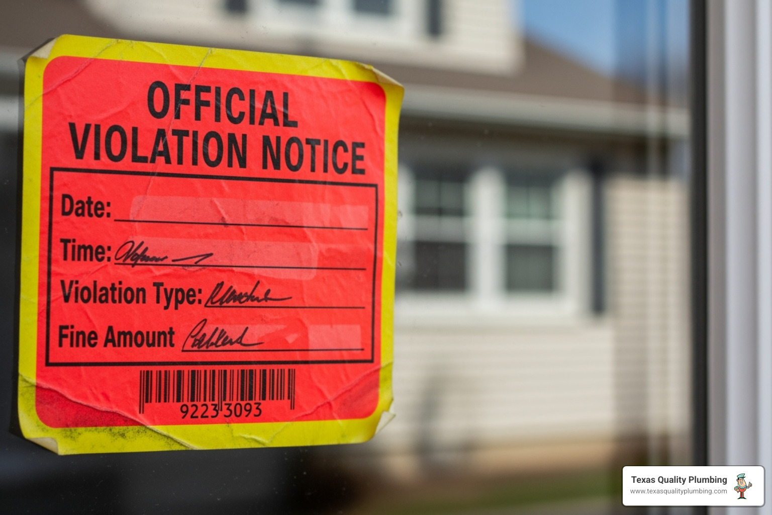 municipal violation notice sticker - do i need a permit to install a water heater