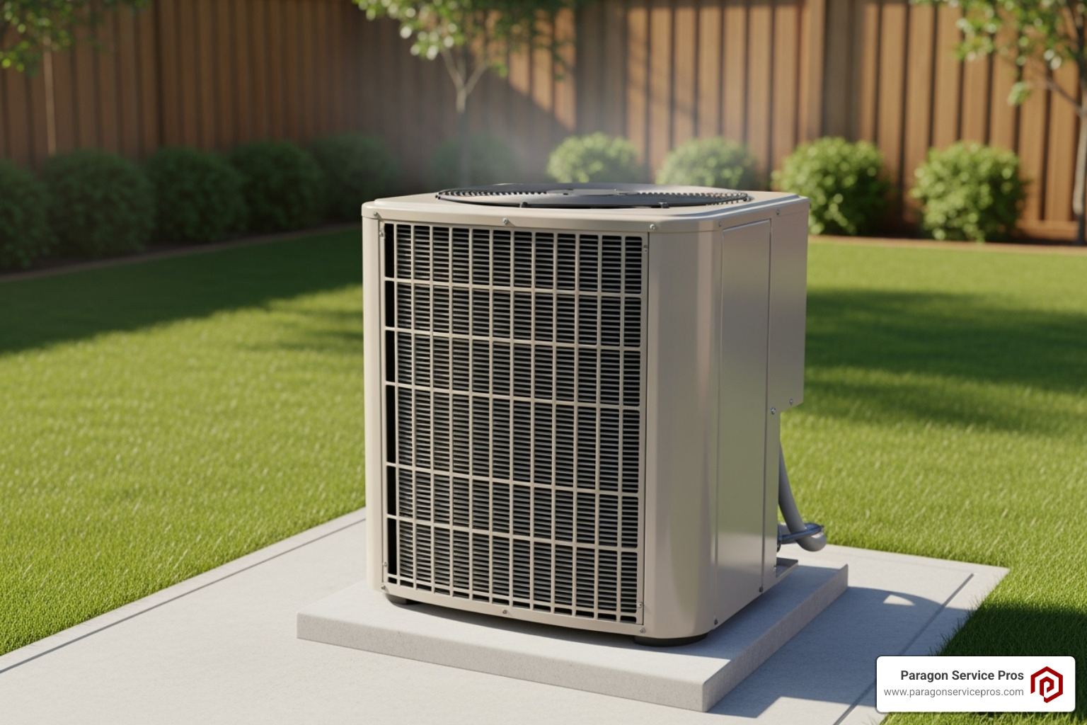 clean outdoor condenser unit with clear space around it - AC not cooling clean outdoor condenser unit with clear space around it - AC not cooling