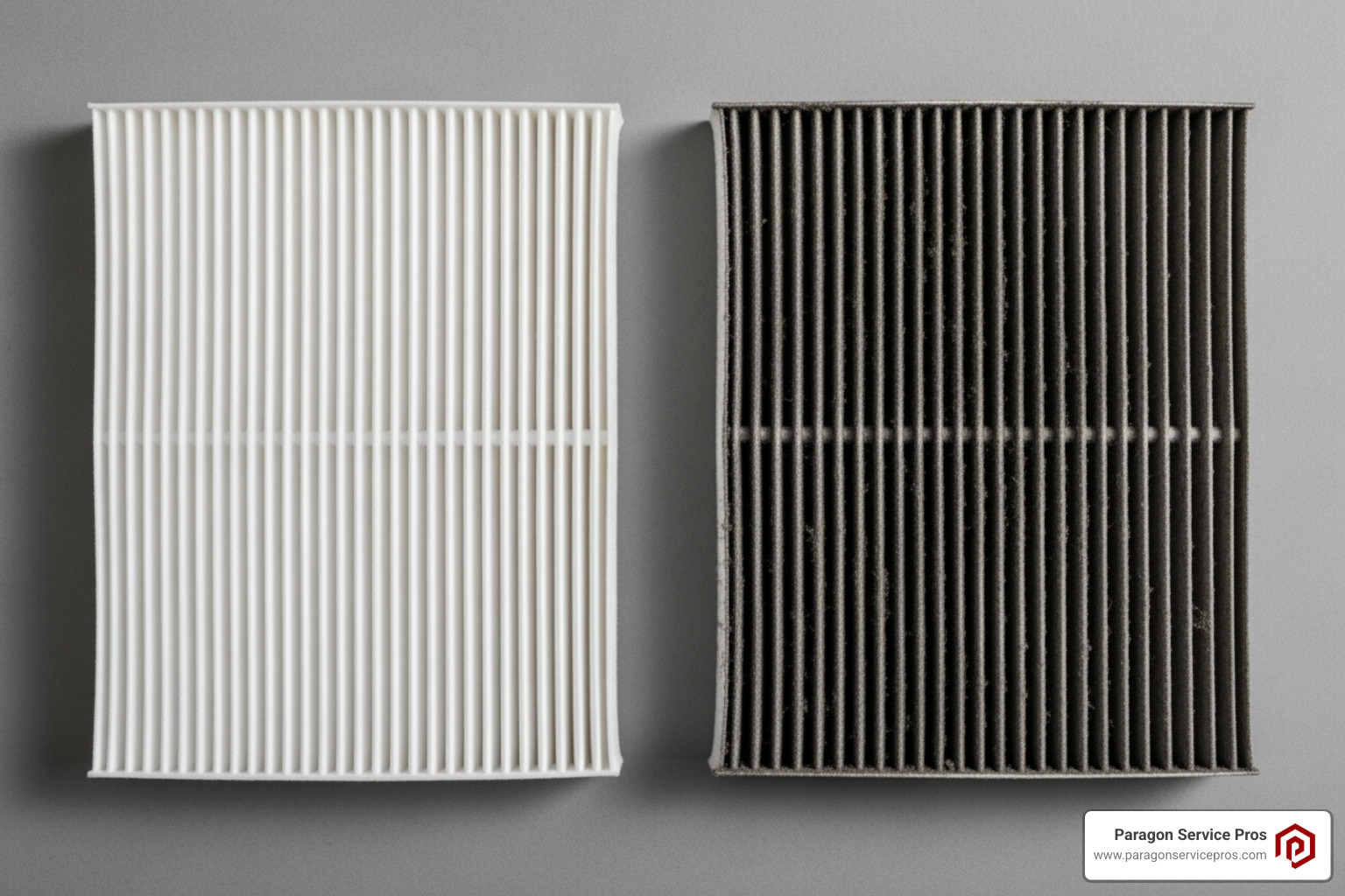 clean air filter next to a dirty one - AC not cooling clean air filter next to a dirty one - AC not cooling
