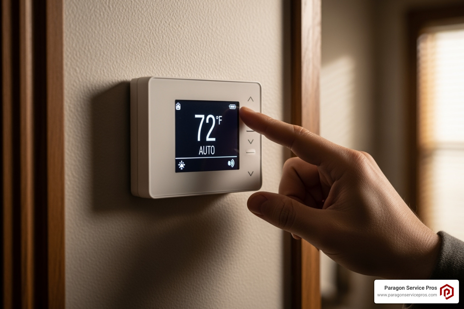 homeowner checking their thermostat - AC not cooling homeowner checking their thermostat - AC not cooling