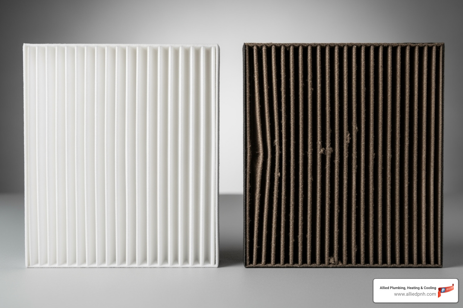clean vs dirty furnace filter - annual furnace check clean vs dirty furnace filter - annual furnace check