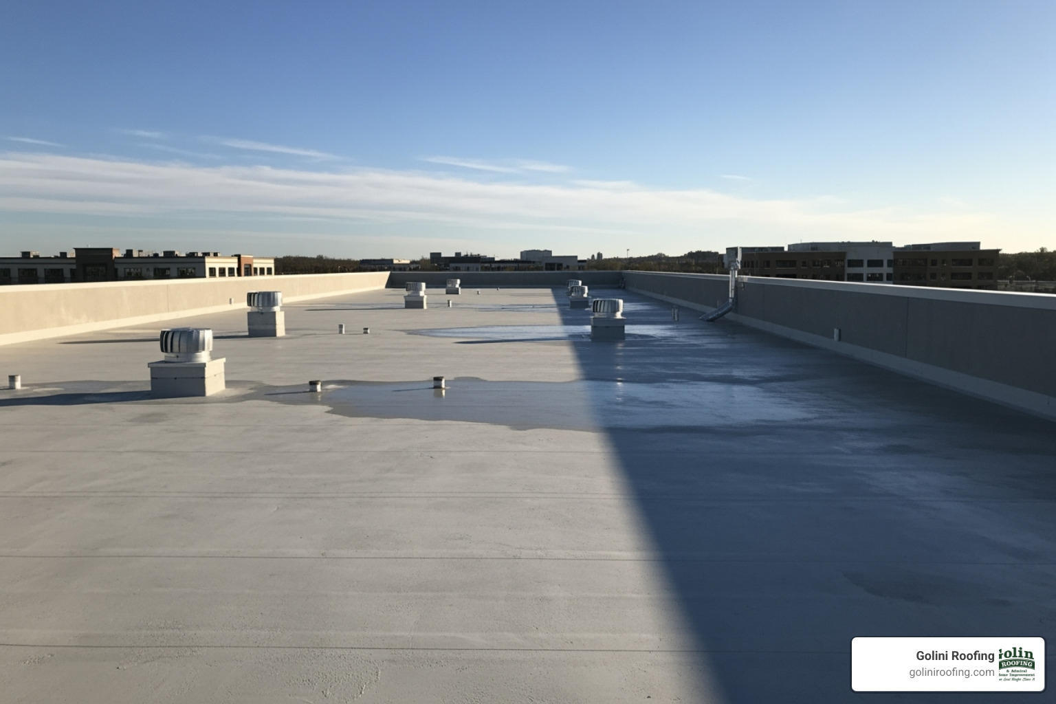 clean, prepared roof deck ready for installation - installation process for built up roofing clean, prepared roof deck ready for installation - installation process for built up roofing