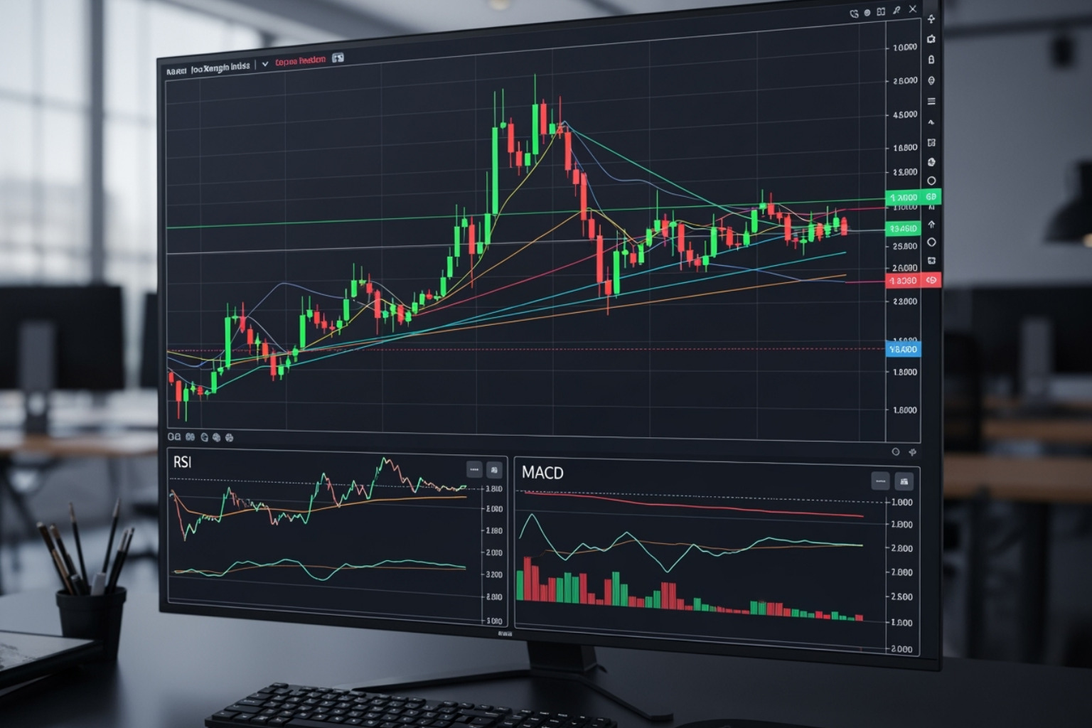 Advanced charting tools - be1crypto.com blockchain