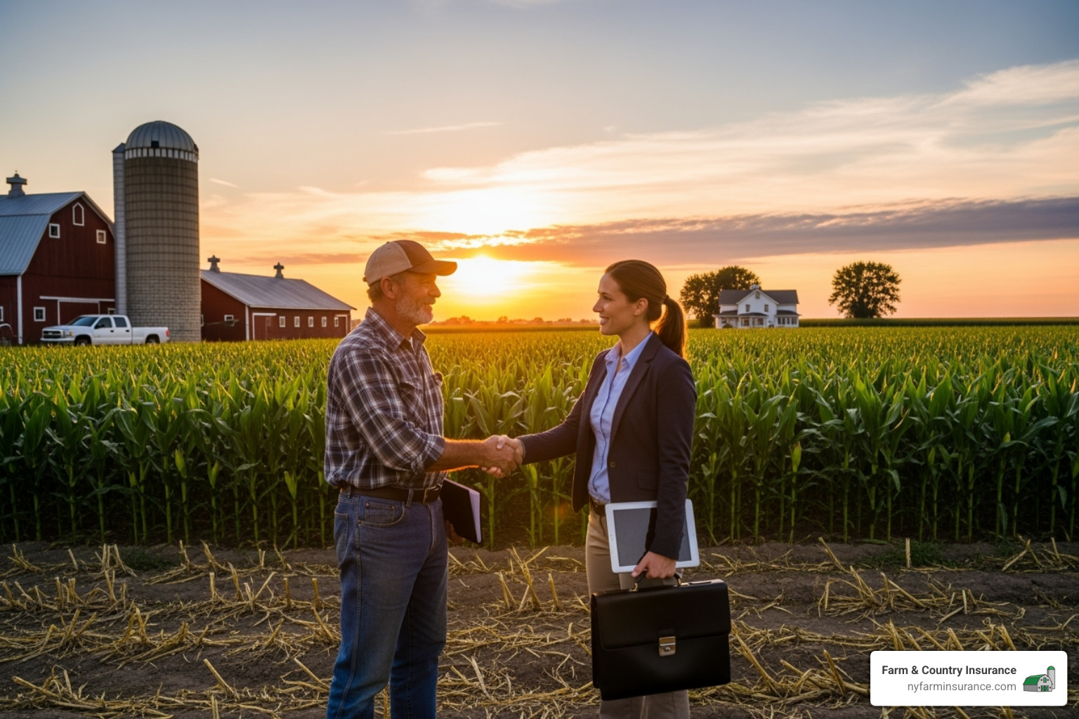 farmer and agent shaking hands - how to find the right crop insurance agent farmer and agent shaking hands - how to find the right crop insurance agent