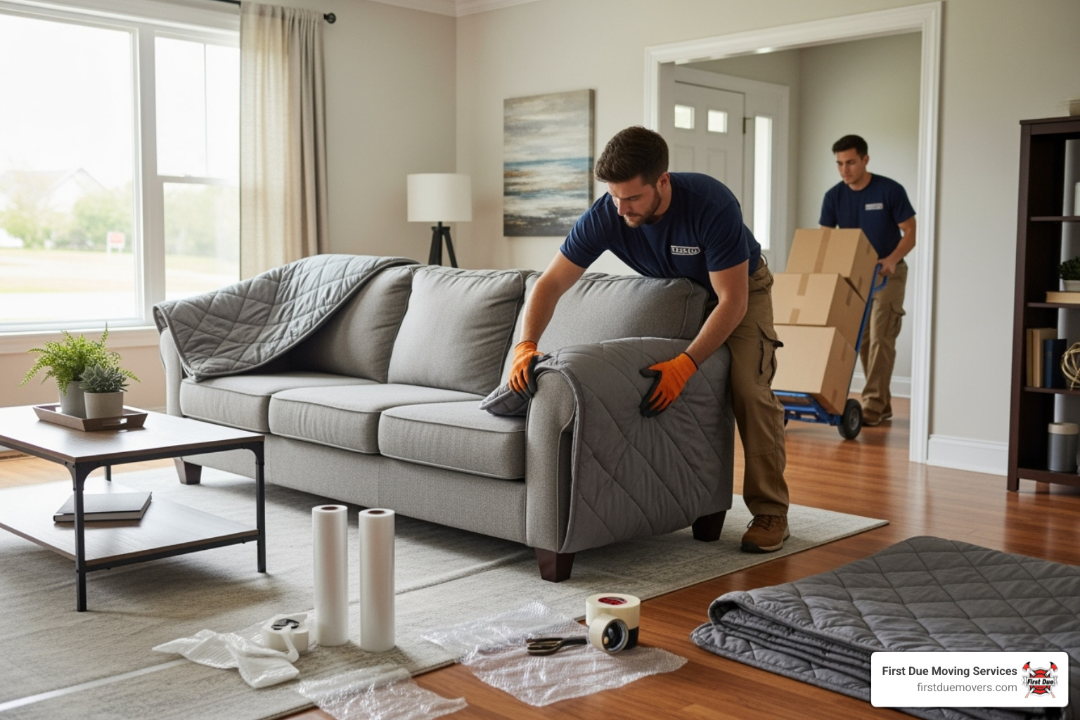 movers carefully wrapping furniture - movers storage bellevue movers carefully wrapping furniture - movers storage bellevue