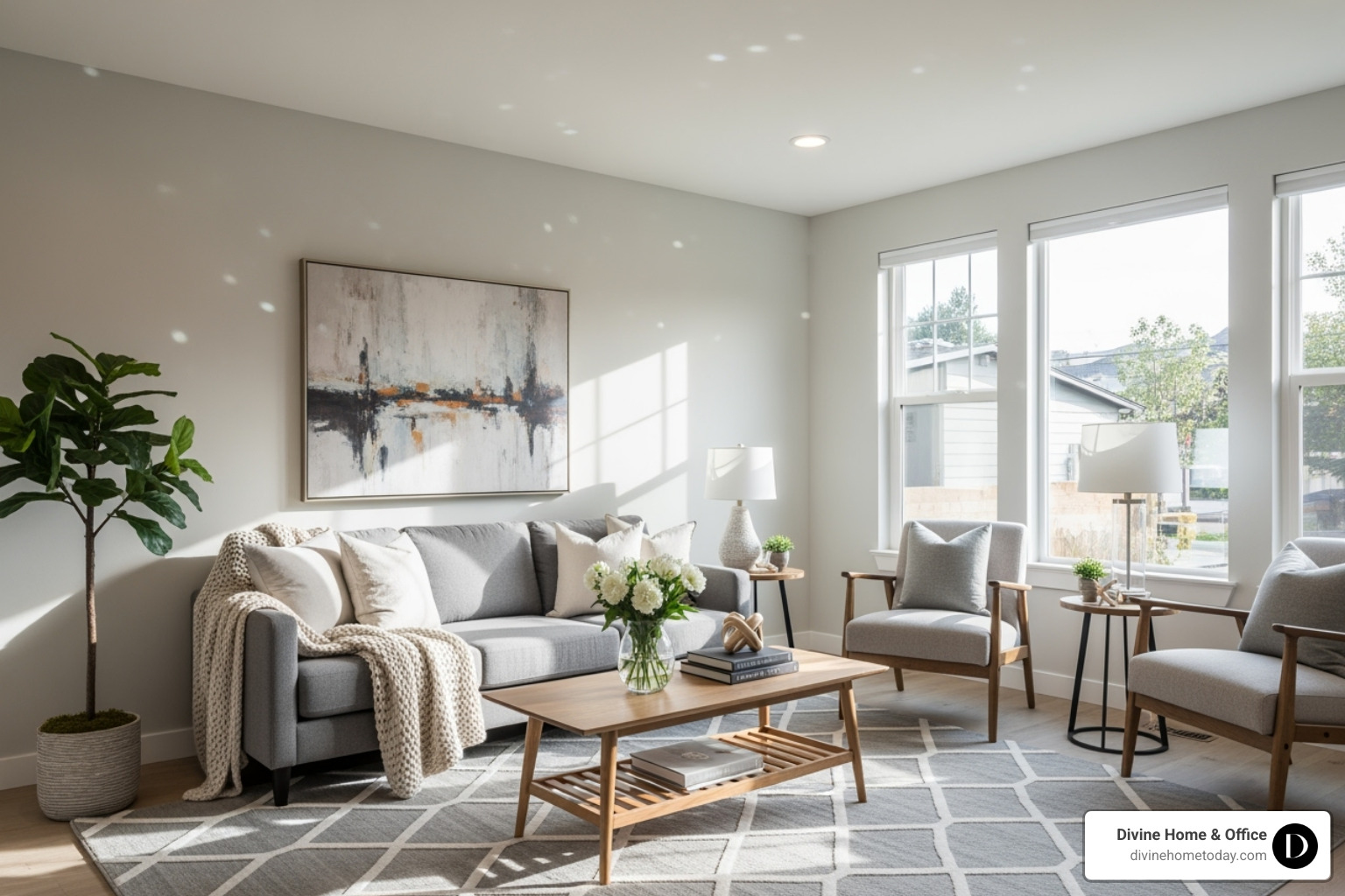perfectly staged home ready for an open house - home interior design consultants