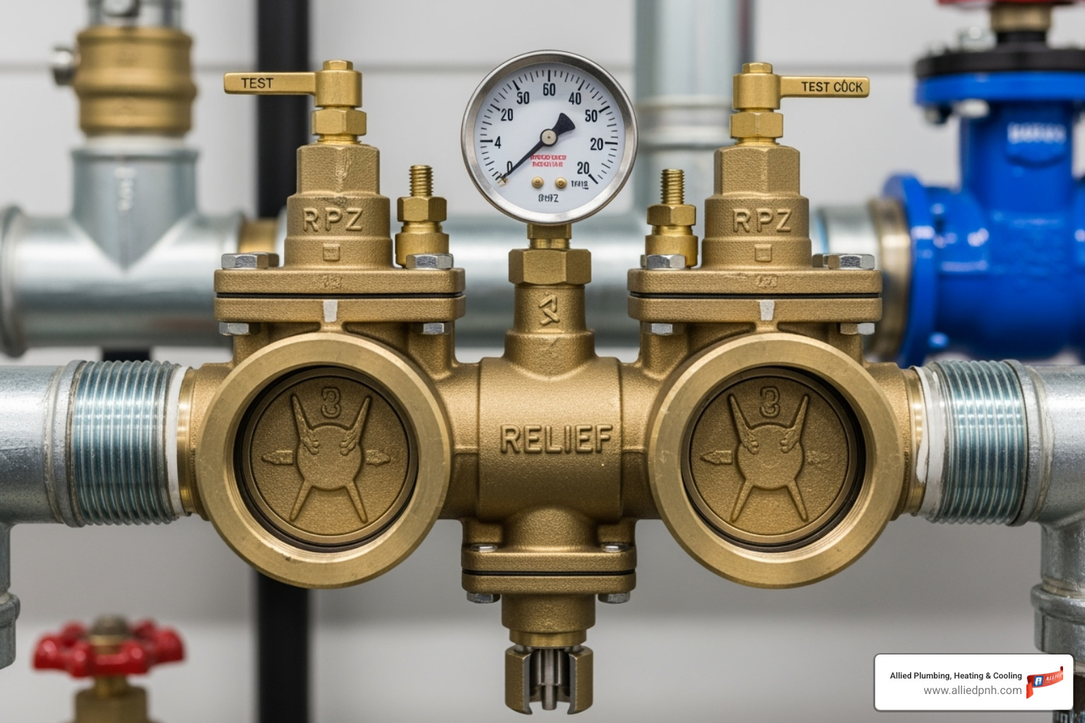 Reduced Pressure Zone Assembly - backflow prevention device