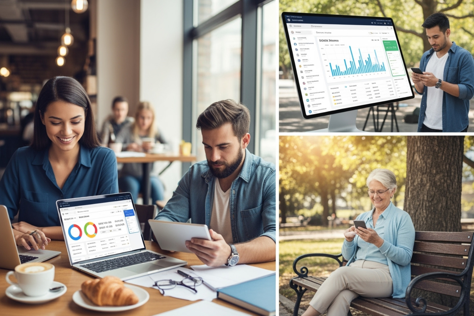 Diverse users benefiting from MyFastBroker platform - myfastbroker .com