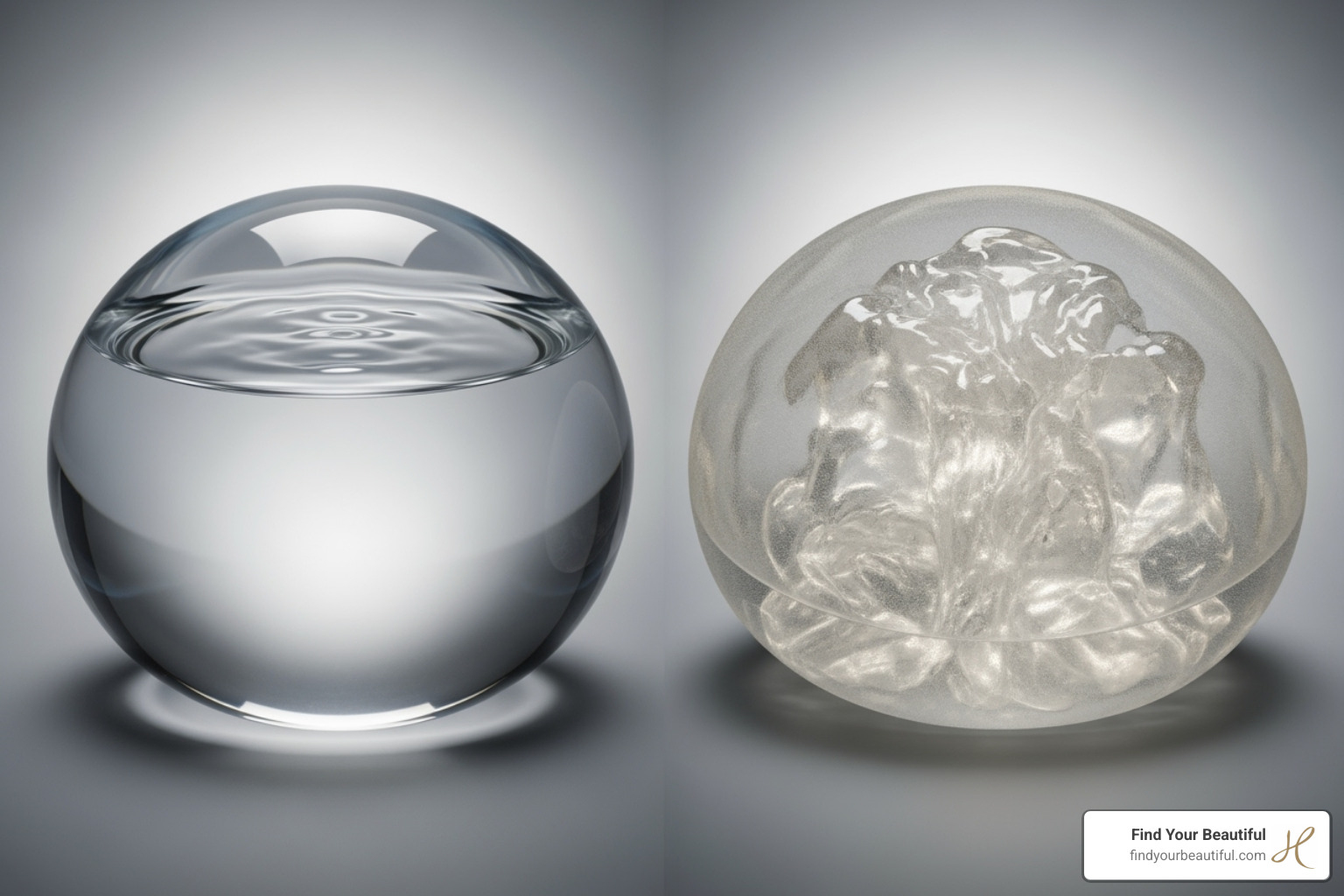A graphic showing a comparison of saline and silicone breast implants - breast augmentation cost A graphic showing a comparison of saline and silicone breast implants - breast augmentation cost