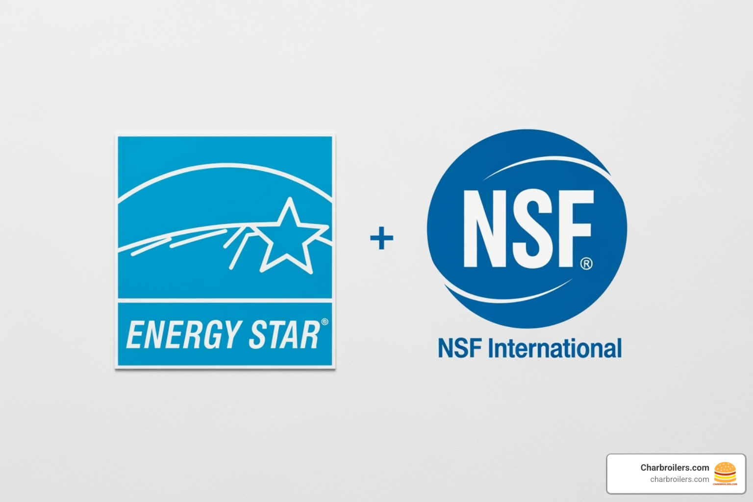 Energy Star and NSF logo - double door commercial freezer Energy Star and NSF logo - double door commercial freezer