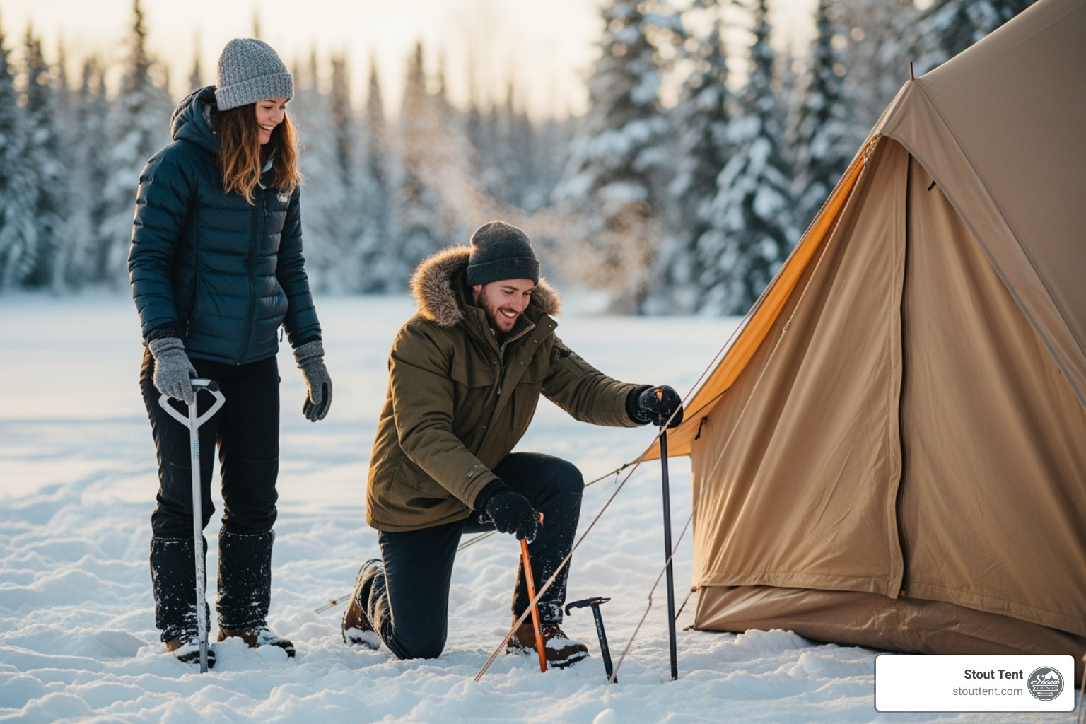 snow stakes and deadman anchor - 4 season tents