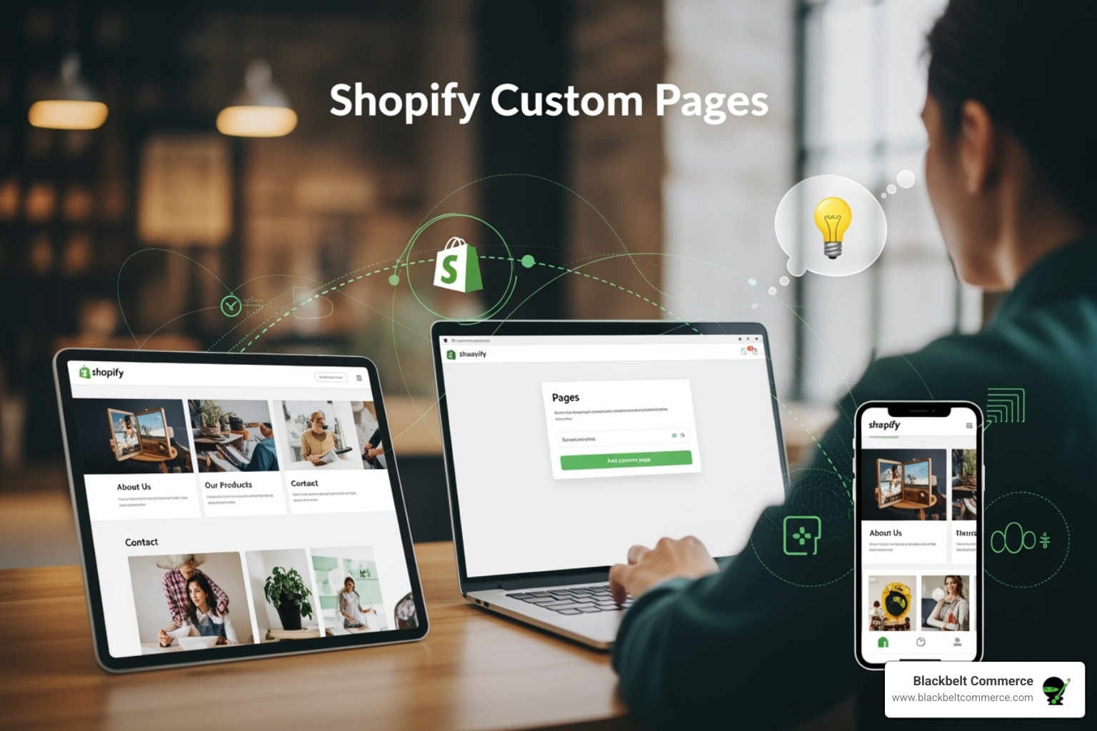Create Template Button in Shopify Theme Editor - shopify custom pages