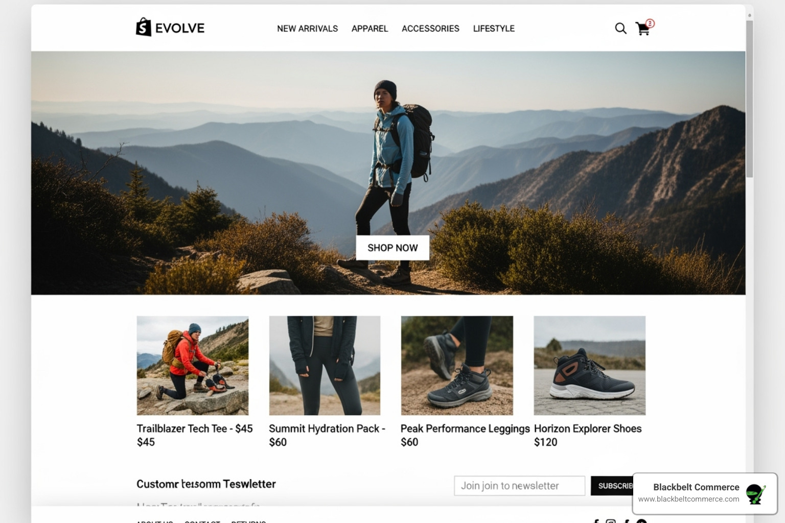 Shopify store like Partake showcasing a simple, clear menu - best navigation practice shopify