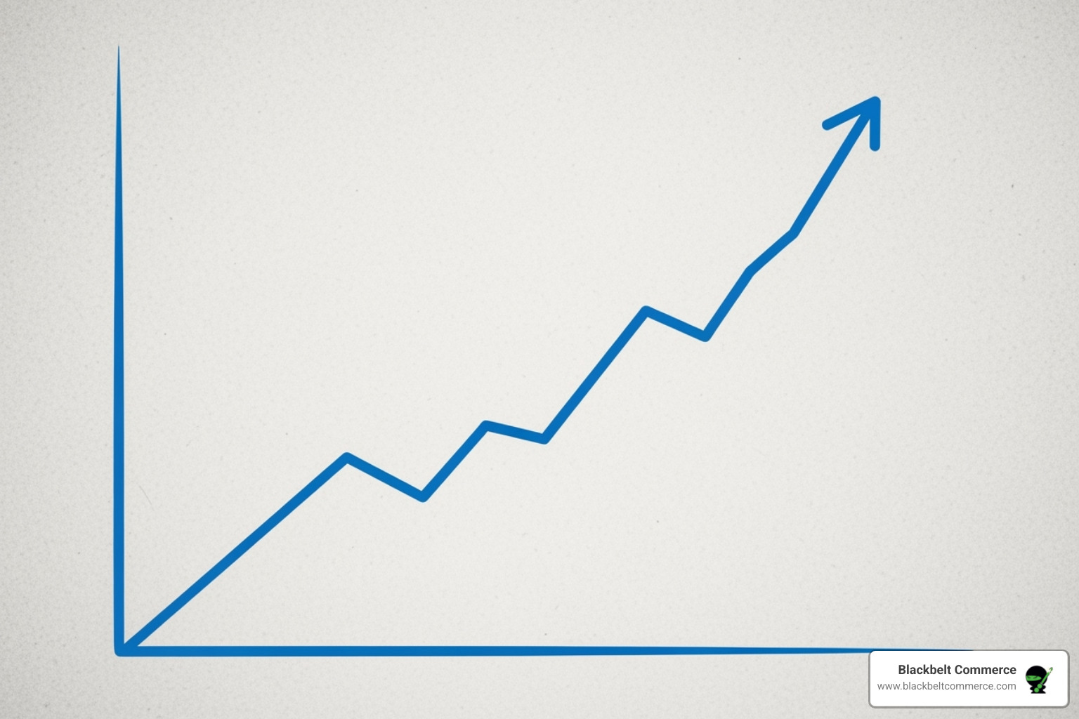 Graph showing increased conversion rates and sales after a professional website redesign - e-commerce developers