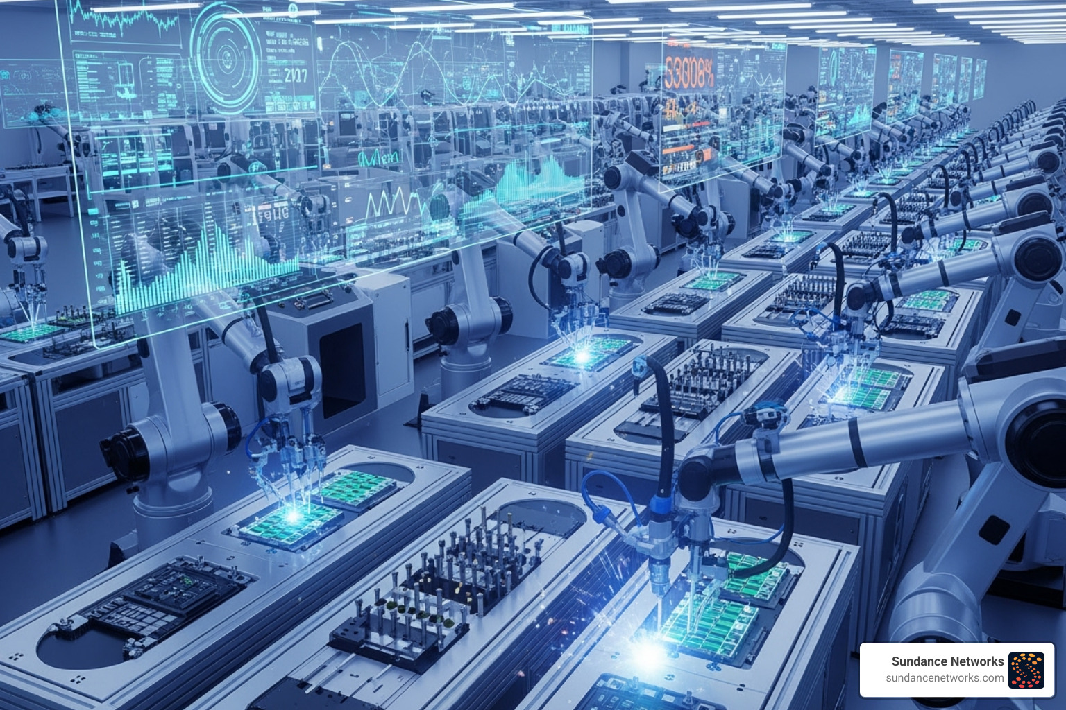 AI being used in a real-world setting like a smart factory or for financial fraud detection - AI performance optimization AI being used in a real-world setting like a smart factory or for financial fraud detection - AI performance optimization