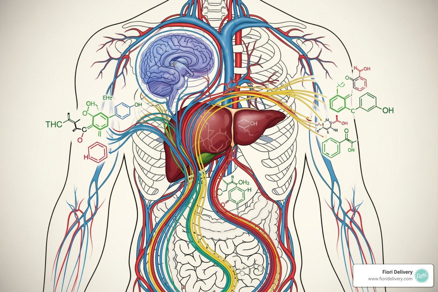 illustrating the metabolic pathways of alcohol and THC in the body - are cannabis drinks healthier than alcohol