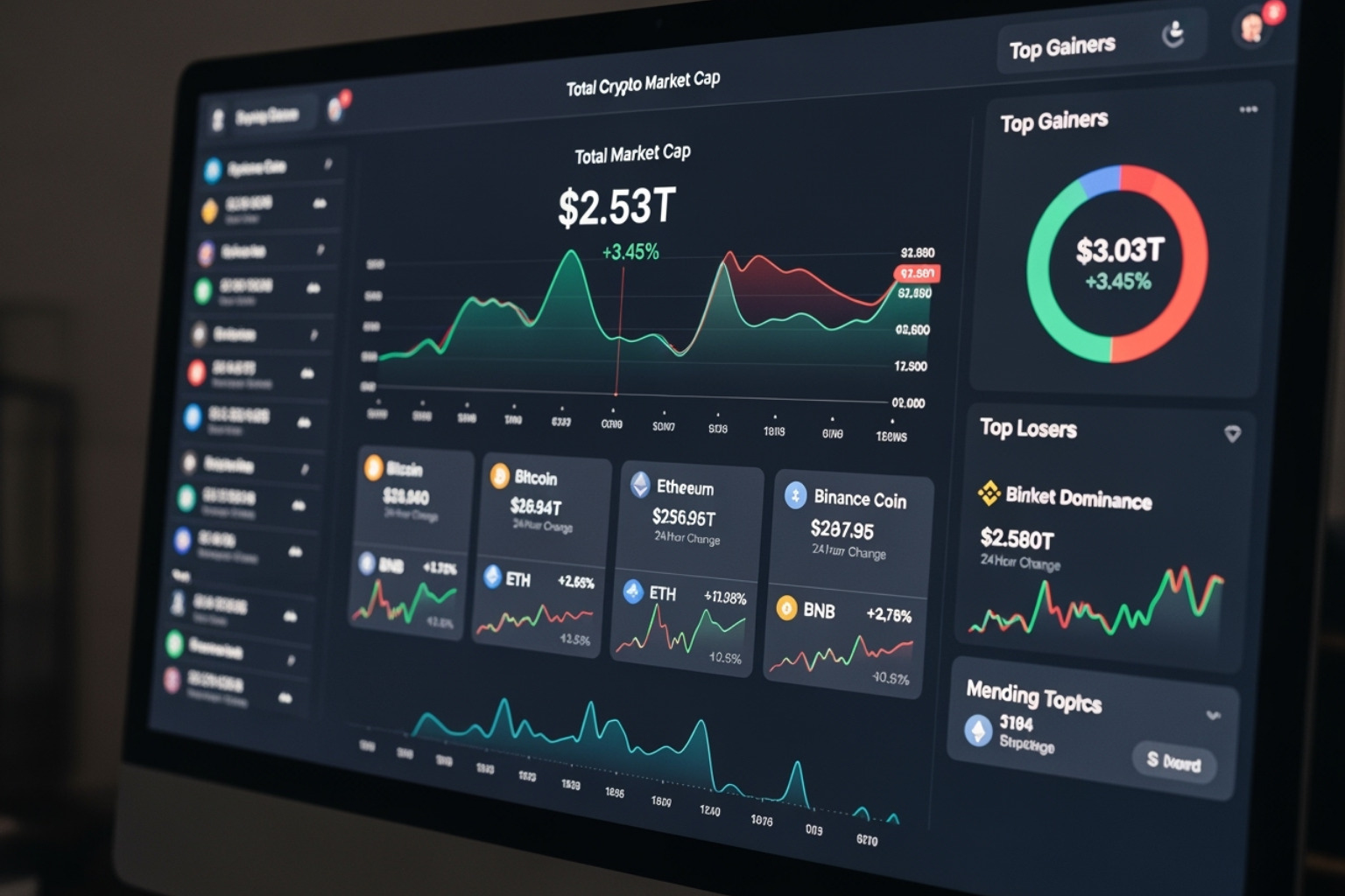 FintechZoom crypto market cap dashboard - fintechzoom.com crypto market cap