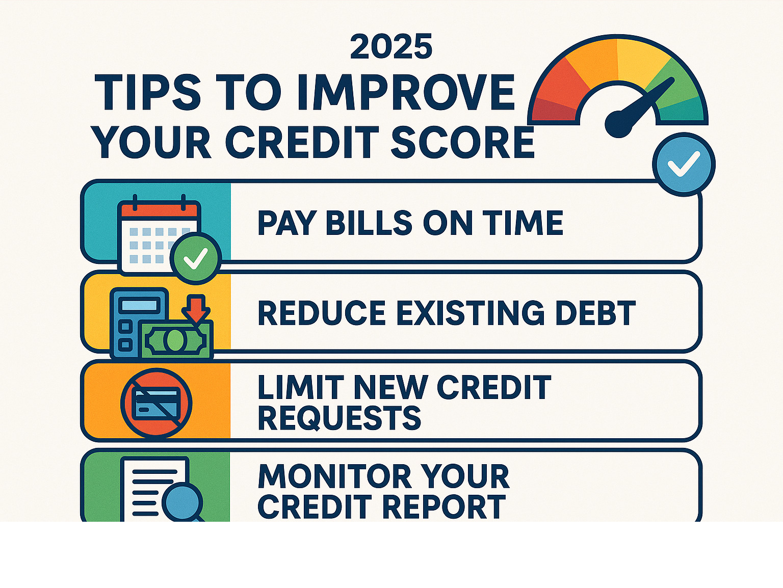 Tips to improve your credit score - traceloans.com bad credit infographic 