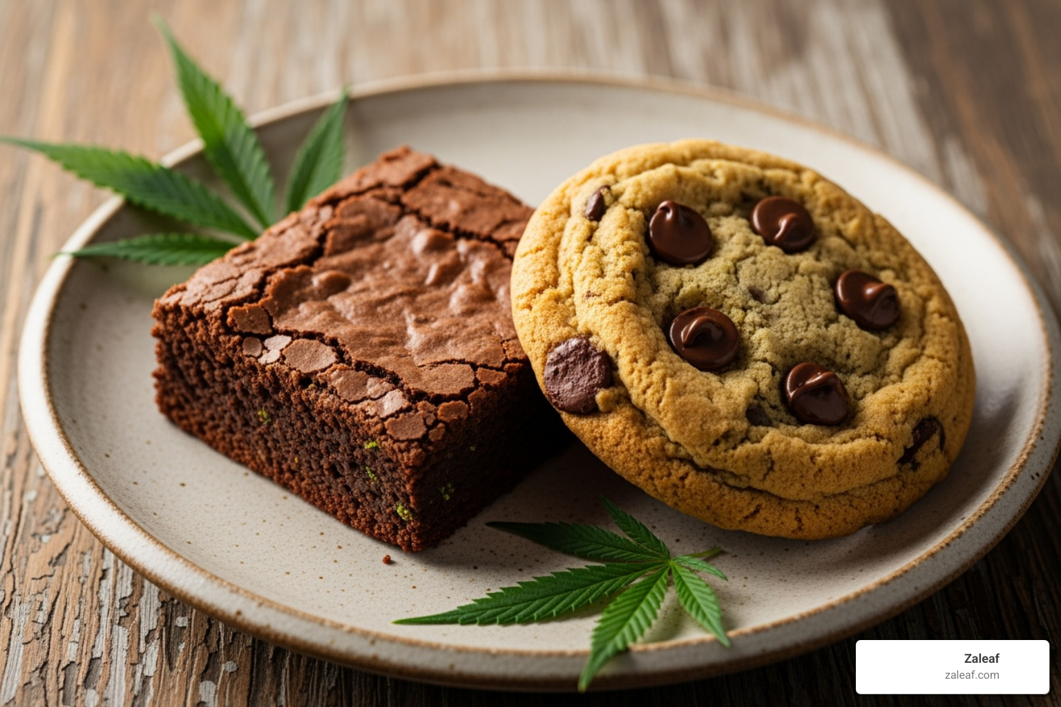 cannabis-infused brownie and cookie - form of many cannabis edibles