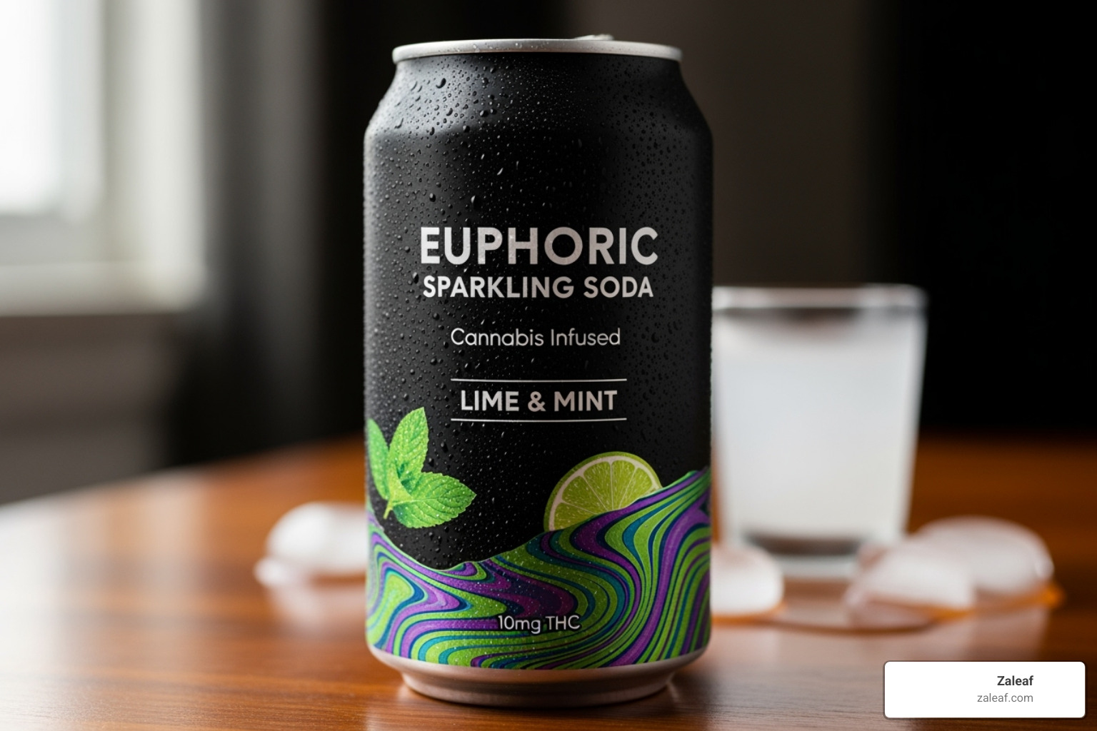 can of cannabis-infused seltzer - form of many cannabis edibles