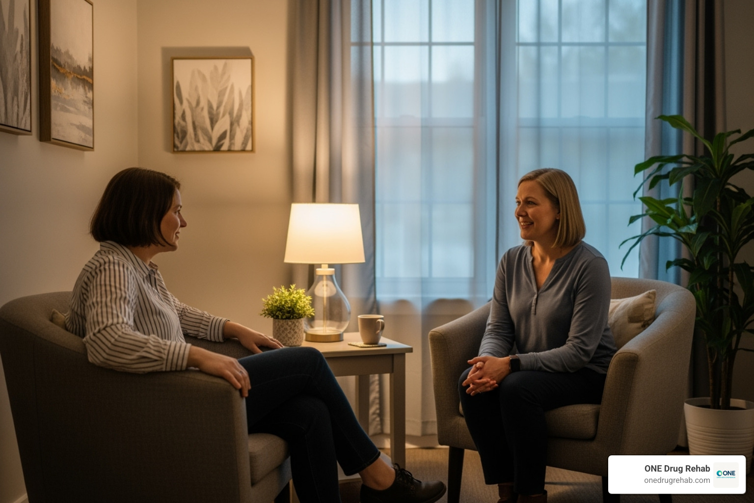 person attending therapy - inpatient vs outpatient alcohol rehab success rates