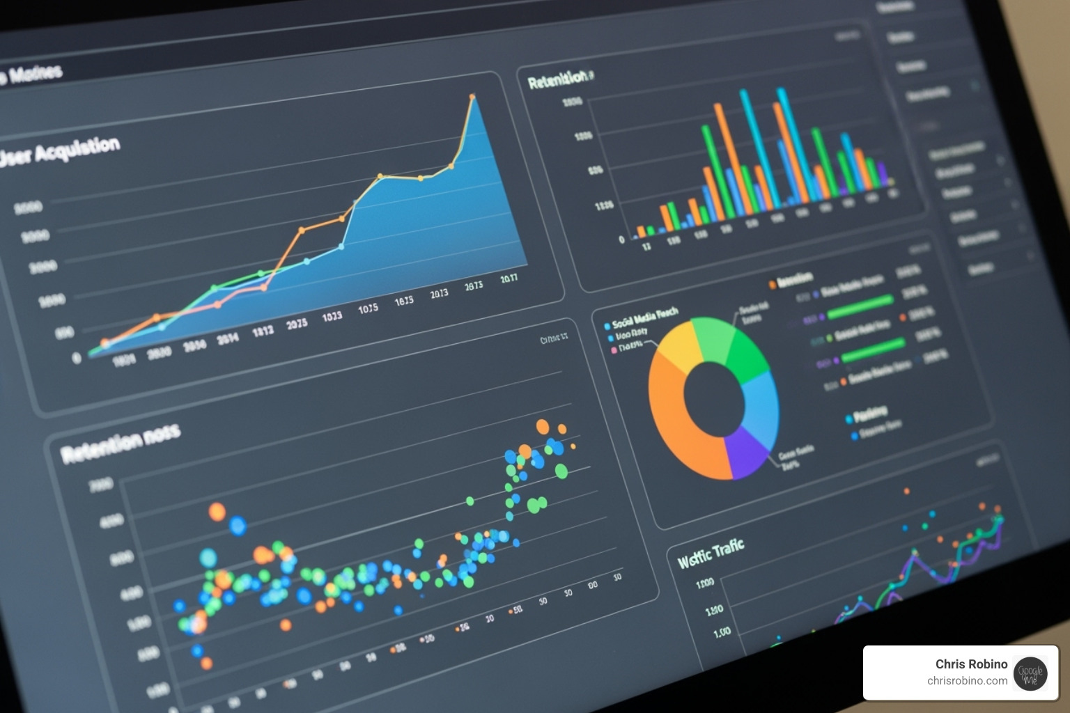 dashboard showing key audience growth and engagement metrics - Audience development tactics