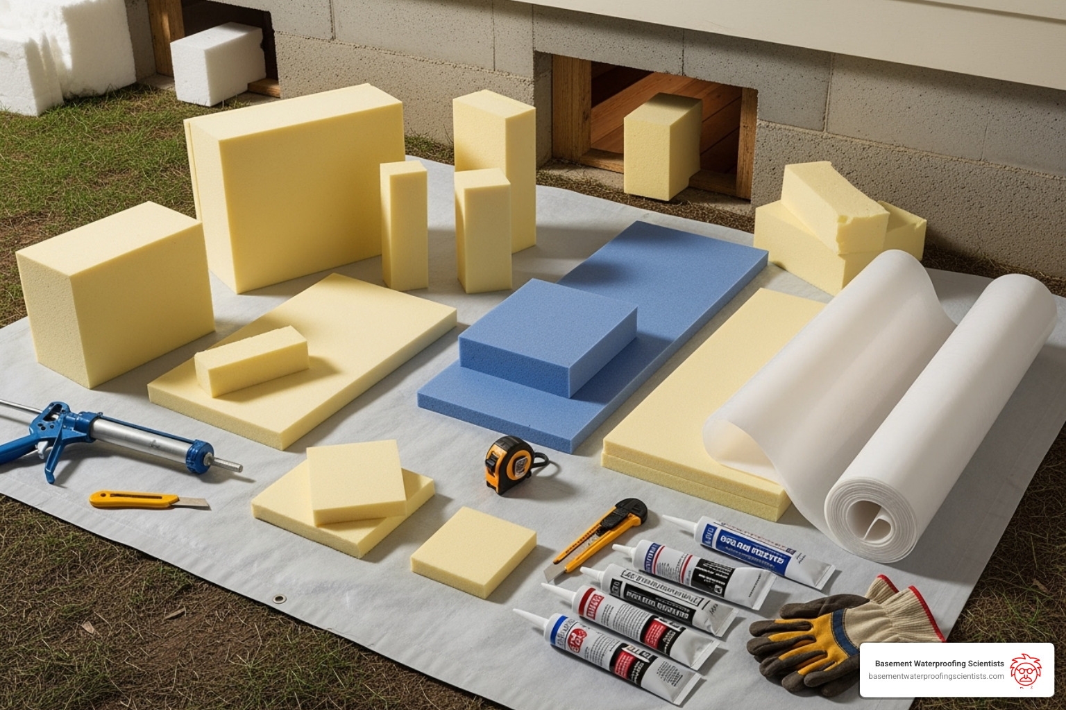 Crawl space vent sealing materials - best way to seal crawl space vents