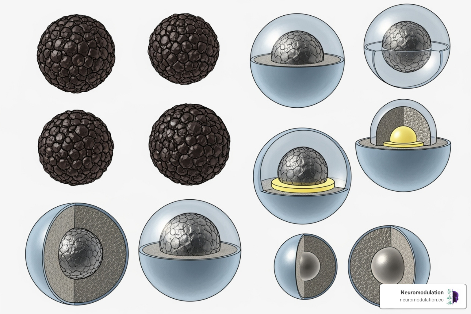 different types of magnetic nanoparticles (e.g., core-shell, iron oxide) - magnetic drug targeting